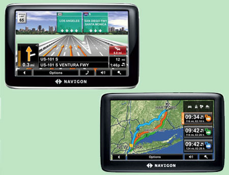 Navigon 4300T max and 3300 max GPS units