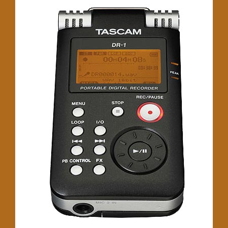 Digital Handheld Recorder on Tascam Has Announced A New Dr 1 Portable Digital Recorder In The Us