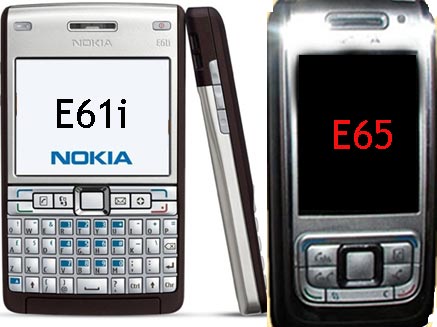 Nokia E61i and E65 