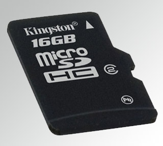 Kingston16 GB micoSDHC