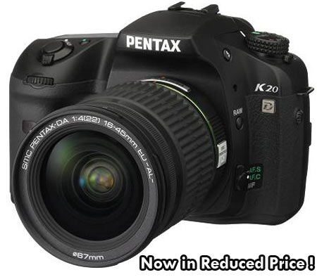 Pentax K20D DSLR Camera