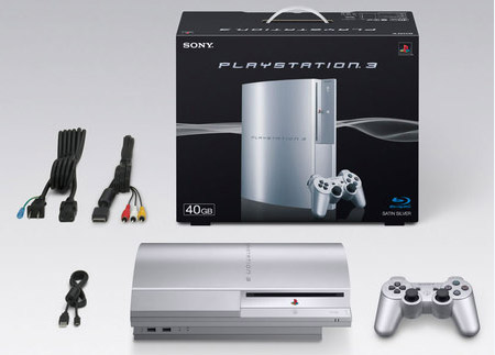 Satin Silver Colored PlayStation 3