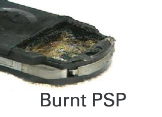 Burnt PlayStation Portable