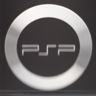 psp logo wallpaper black