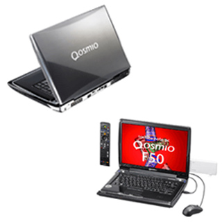 Toshiba Qosmio G50, F40 laptop