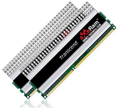 Transcend aXeRam DDR3-1800 Memory Kits